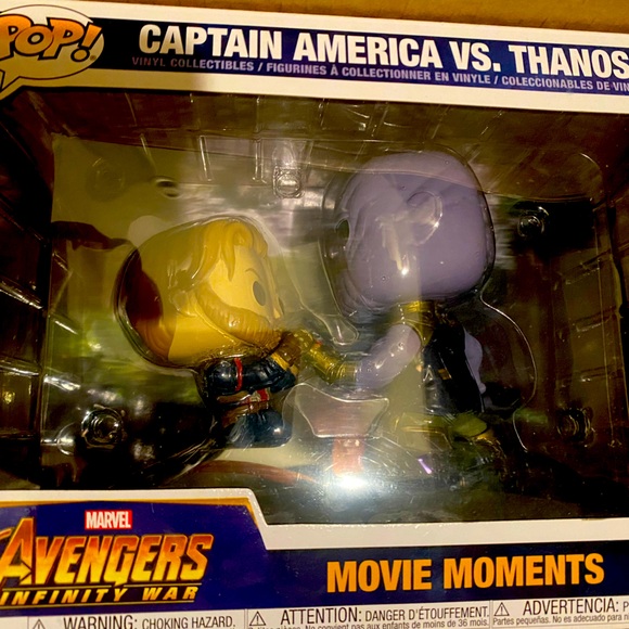 Avengers Funko Pop Captain America vs. Thanos - Picture 1 of 5